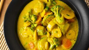 Ragoût de légumes au curry à l'indienne